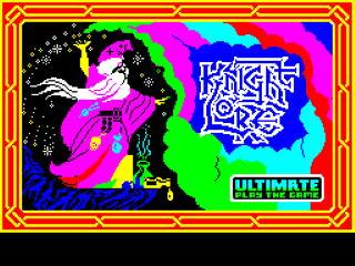 Knight Lore title screen for ZX Spectrum